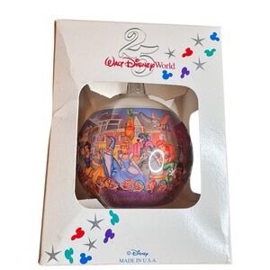 Disney World 25th Anniversary Ornament‎ "Remember the Magic" w/ Box VTG